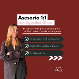 Asesoría 1:1 con Agus — Tu hoja de ruta en el UGC