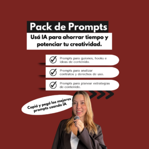 Pack Prompts IA: Usá IA para ahorrar tiempo y potenciar tu creatividad